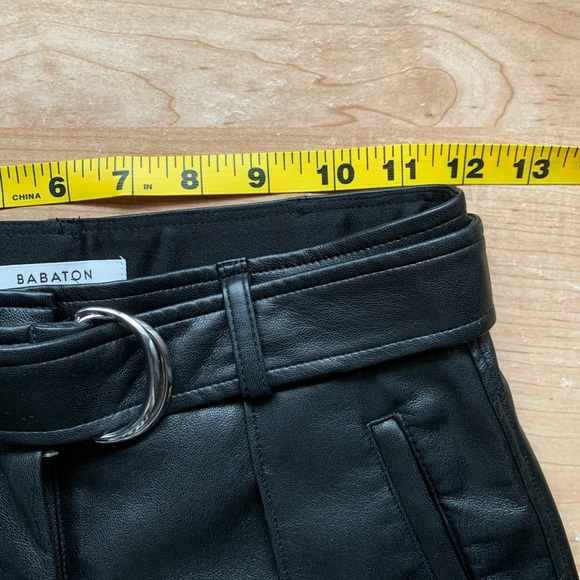 Aritzia / BABATON | Mayne Vegan Leather Pants Black - Picture 5 of 7